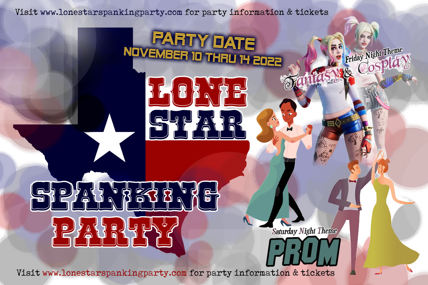 1800px x 1200px - Schedule - Lone Star Spanking Party