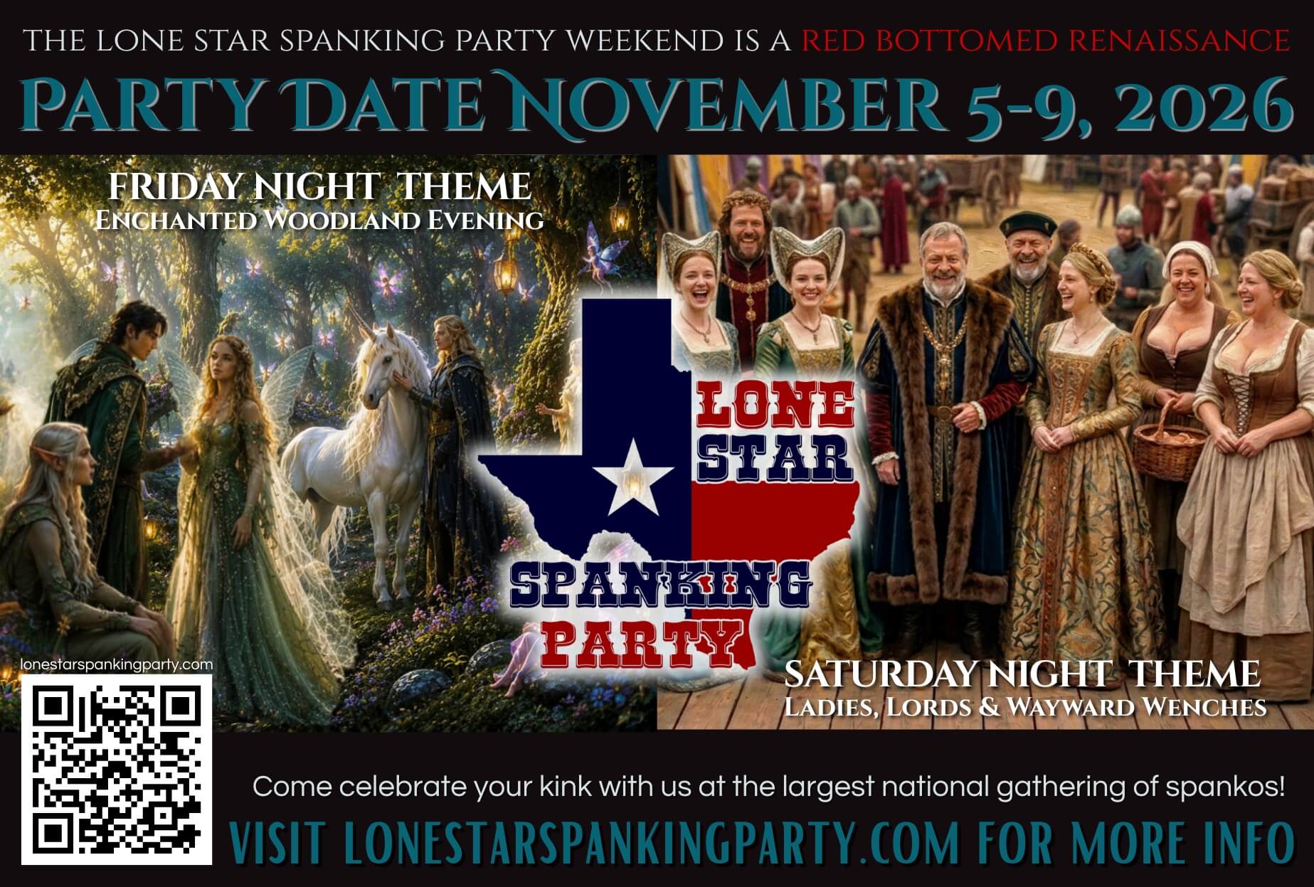 2026 Lone Star Spanking Party theme